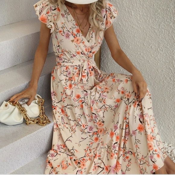 Multicolor boho floral Womens Dress NWOT - Picture 4 of 4